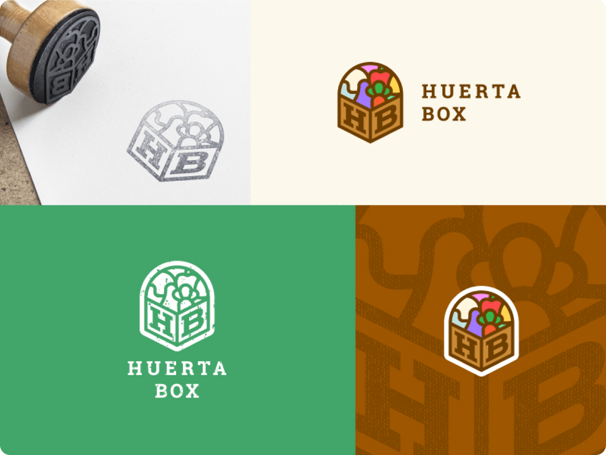 Huertabox branding