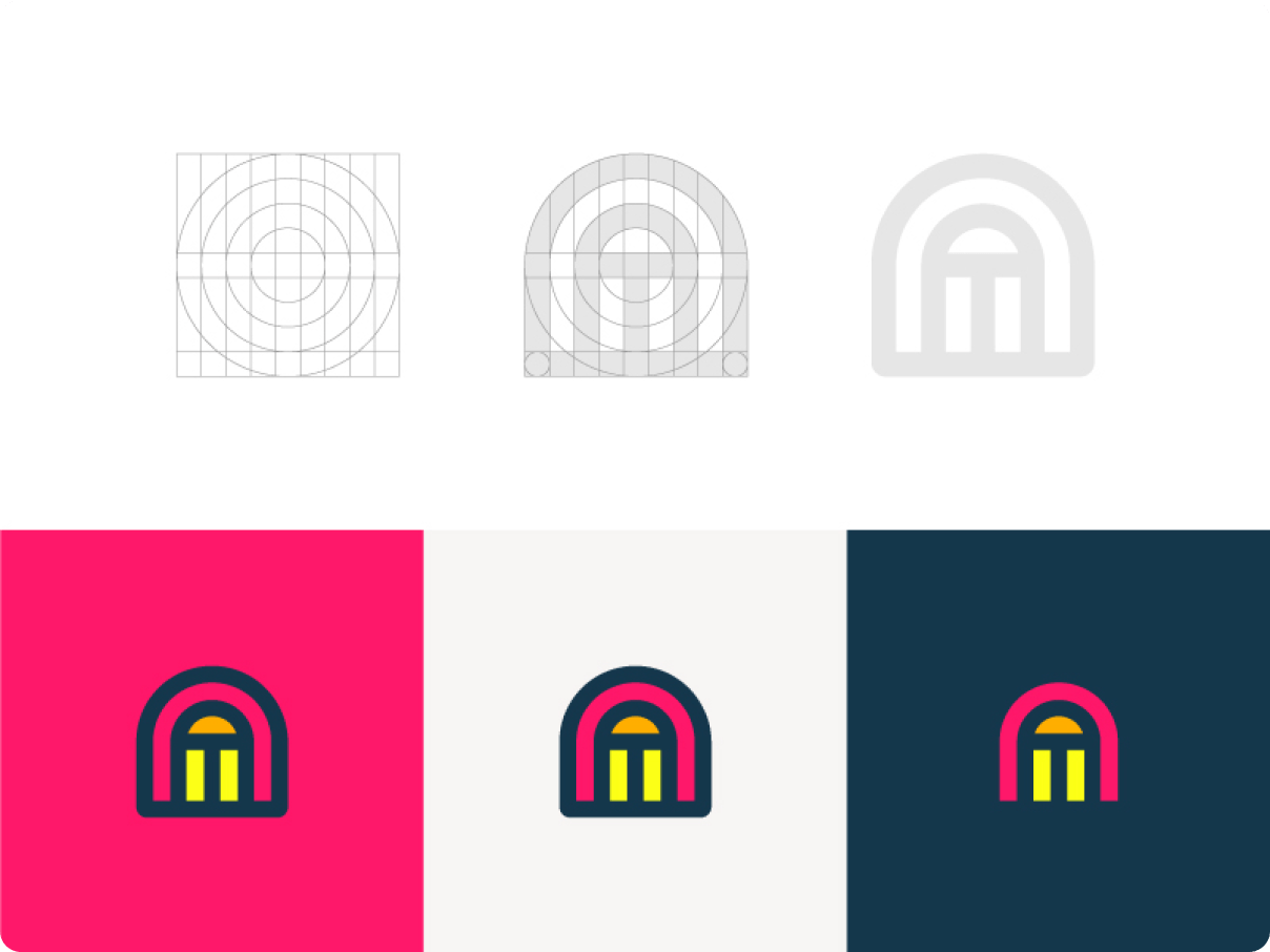 Jukebox logo construction